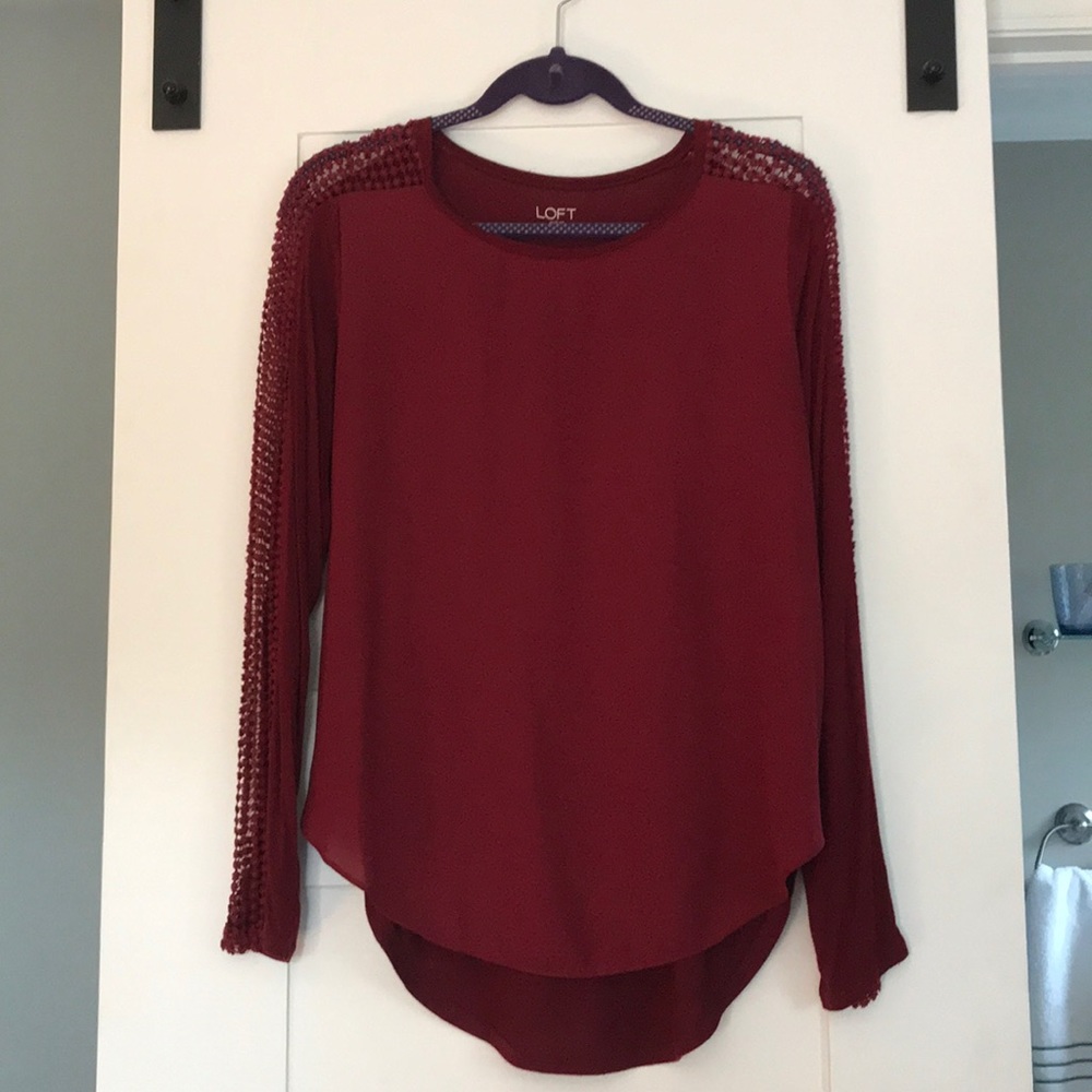 Loft shirt with awesome sleeve details